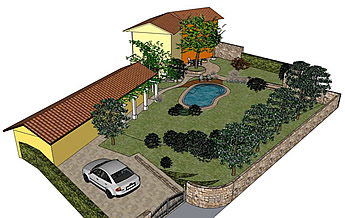 3d izris bazena